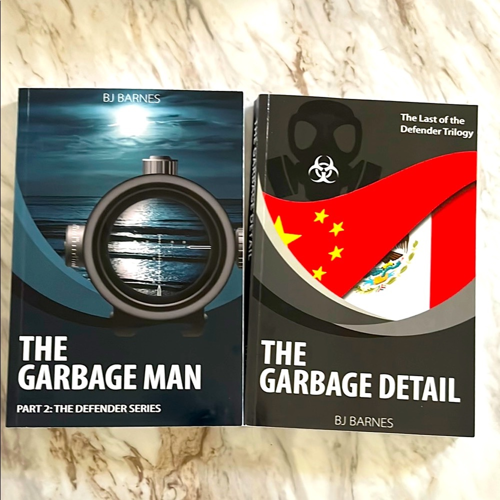 The Garbage Man and The Garbage Detail by BJ Barnes Softcover Books EXC